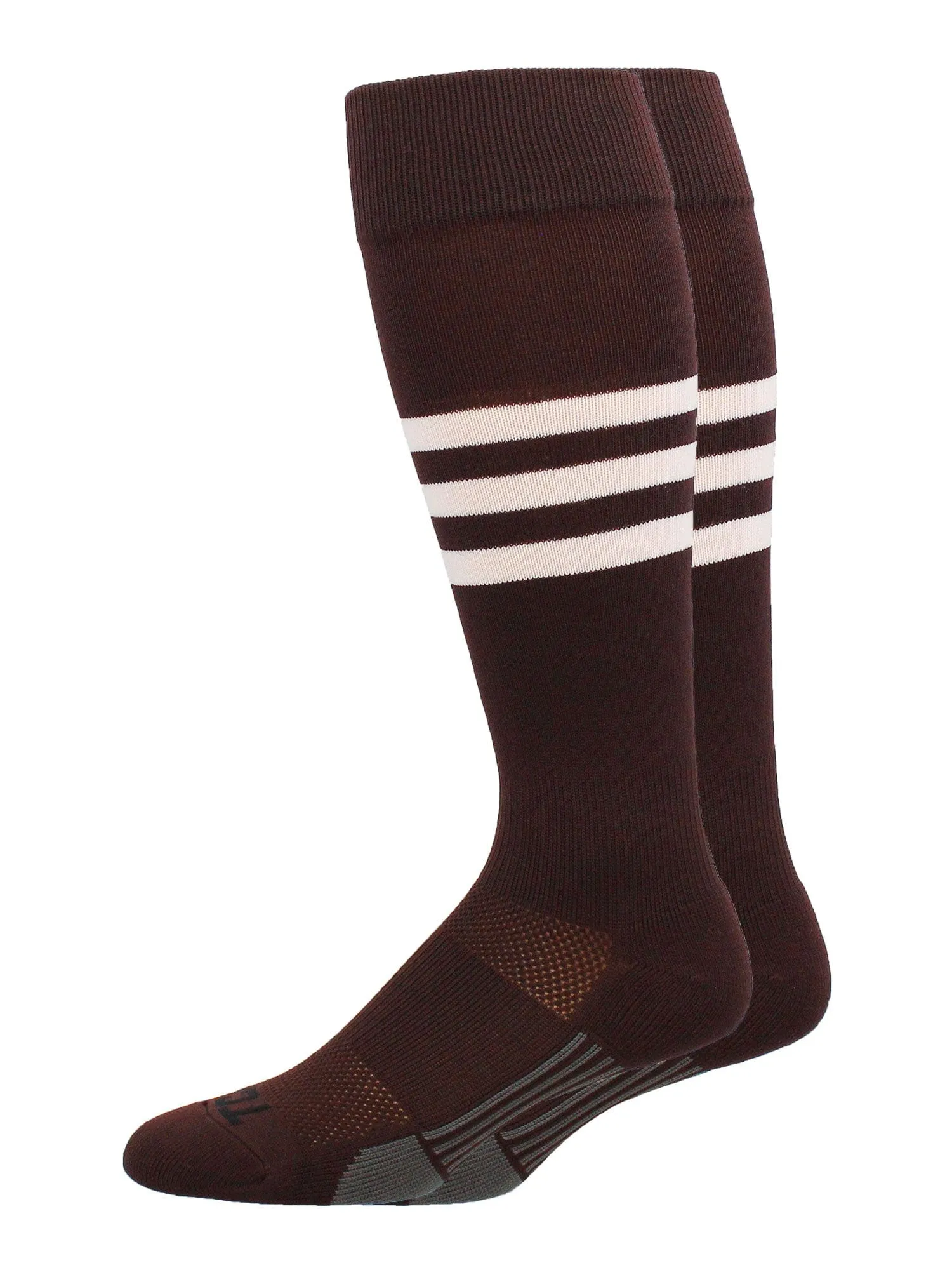 Striped Baseball Socks Over the Calf Dugout Pattern B